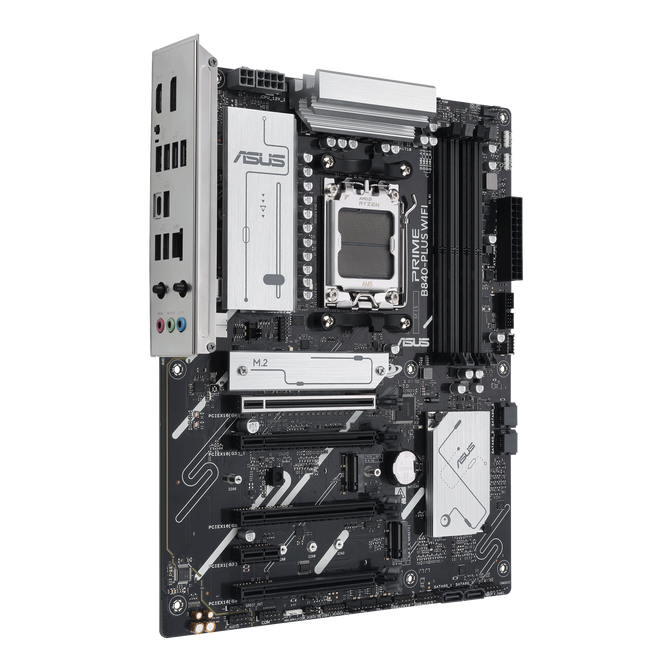 ASUS PRIME B840-Plus WiFi motherboard, Socket AM5, AMD B840, ATX, DDR5 image number 2