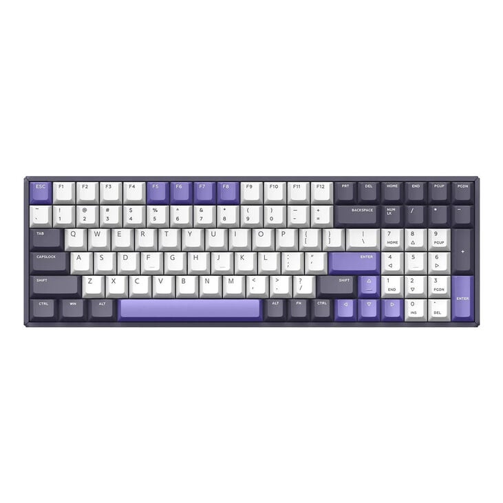 IQUNIX F97 Lavandin Wireless Gaming Tastatur, RGB - MX-Red-Switches (US) image number 1