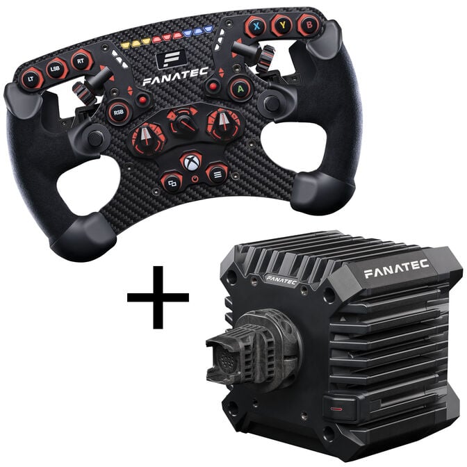 Fanatec ClubSport Steering Wheel Formula V2.5 X + CSL DD QR2 Wheelbase (8Nm) image number 0
