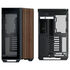 APNX V1 PC Case, Mid Tower, ATX, Tempered Glass – Wood, Black/White image number null