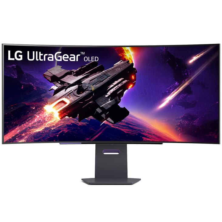 LG UltraGear OLED 45GS95QE-B, 44,5 inch Curved Gaming Monitor, 240 Hz, OLED, G-SYNC Compatible image number 1