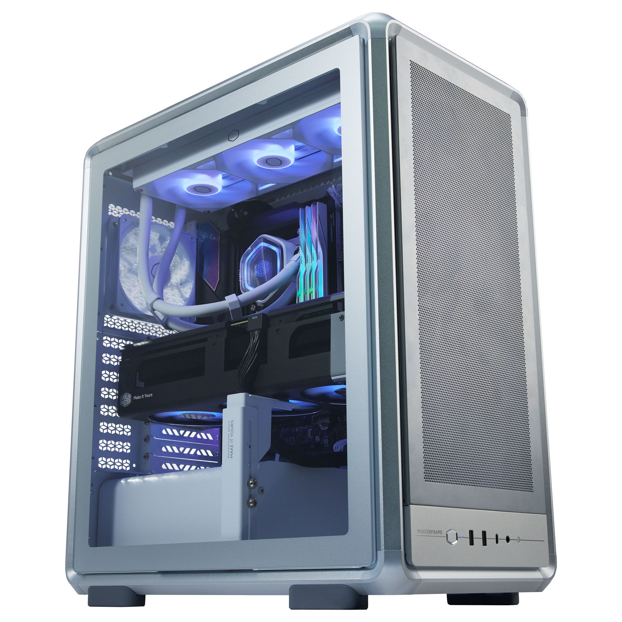 Cooler Master MasterLiquid 360 Atmos 2 LCD ARGB AIO Cooler - White