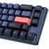 Ducky One 3 Cosmic Blue SF Gaming Keyboard, RGB LED - MX-Silent-Red (US) image number null