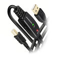 AXAGON ADR-220B active USB 2.0 connection cable, USB-A to USB-B - 20m image number null