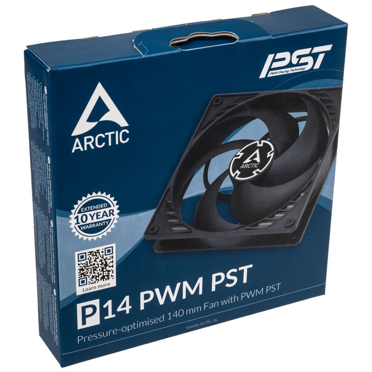 Arctic P14 PWM PST Fan, black - 140mm image number 4