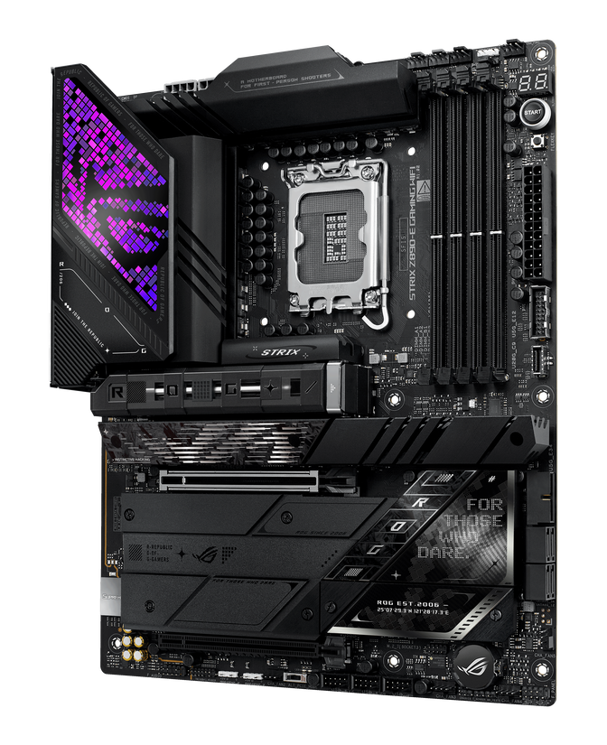 ASUS ROG Strix Z890-E Gaming WiFi Mainboard, Sockel LGA 1851, Intel Z890, ATX, DDR5 image number 4