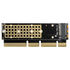 AXAGON PCEM2-1U PCI-E 3.0 16x - M.2 SSD NVMe, 80mm SSD, low profile 1U image number null