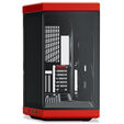 Hyte Y70 Touch Infinite PC Case, Mid Tower, ATX, Tempered Glass - Black Cherry image number null