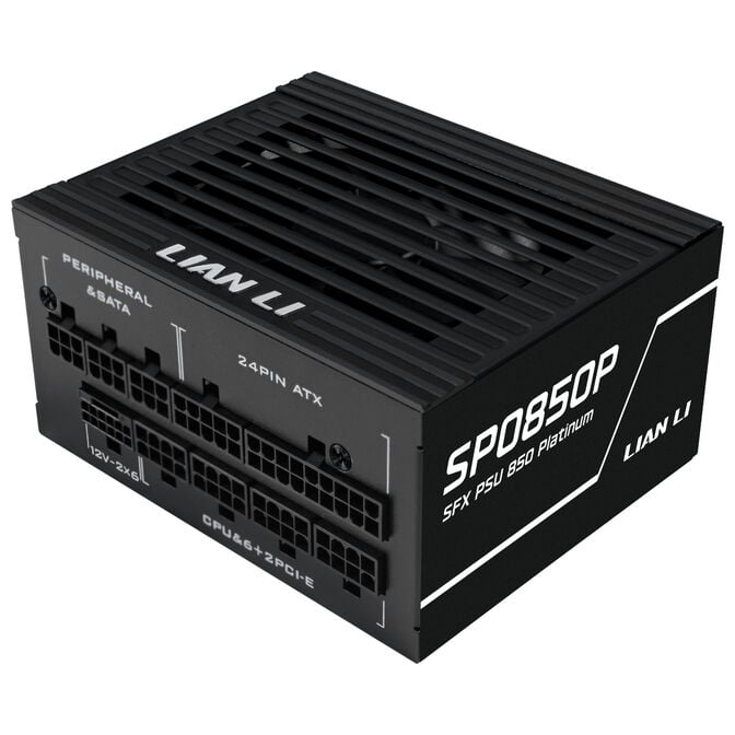 Lian Li SP Series Platinum 80 PLUS Platinum Netzteil, SFX, vollmodular, PCIe 5.1, ATX 3.1 - 850 Watt, schwarz image number 1