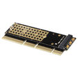 AXAGON PCEM2-1U PCI-E 3.0 16x - M.2 SSD NVMe, 80mm SSD, low profile 1U image number null