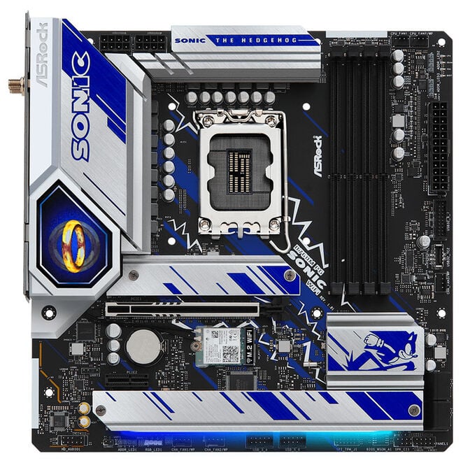 ASRock B760M PG Sonic WiFi, Intel B760 Motherboard - Socket 1700, DDR5 image number 2