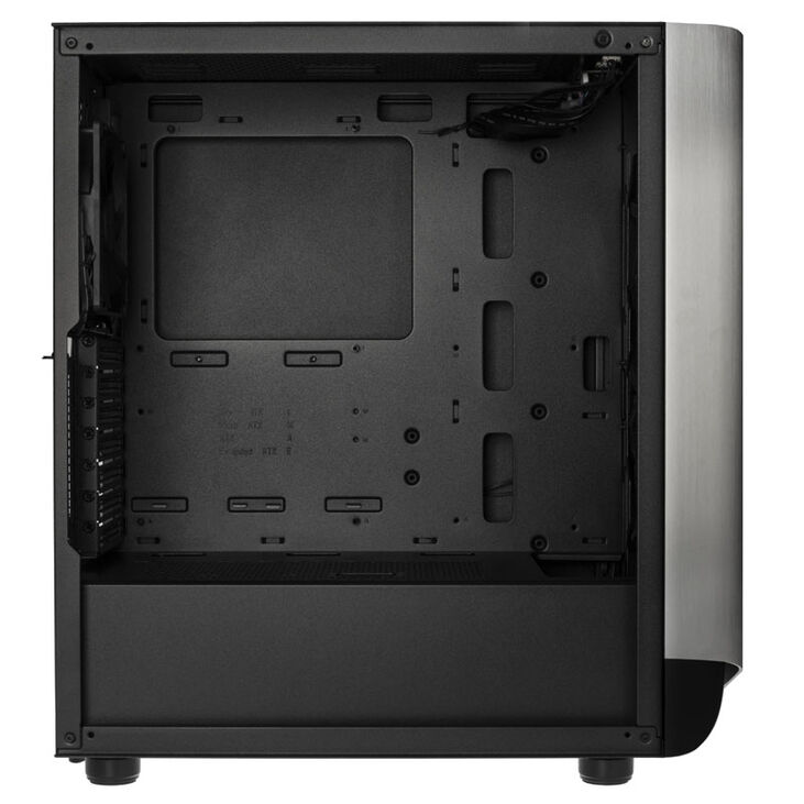 SilverStone Seta A1 Midi-Tower, Tempered Glass - schwarz/silber image number 5