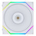 Lian Li UNI FAN TL Series Reverse Blade Fan, 3-Pack including Controller - 120mm, white image number null