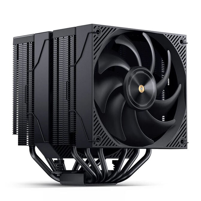 Jonsbo CC90 CPU Cooler, Dual Tower, 130mm PWM Fan, Segment Display - Black image number 1