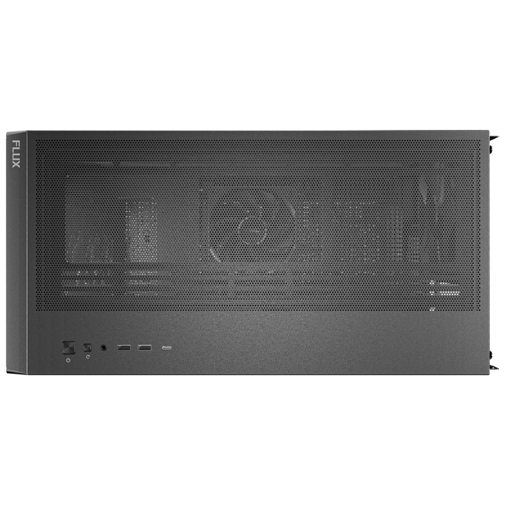 Antec Flux PC Case, Mid Tower, E-ATX, Tempered Glass – Black image number 11