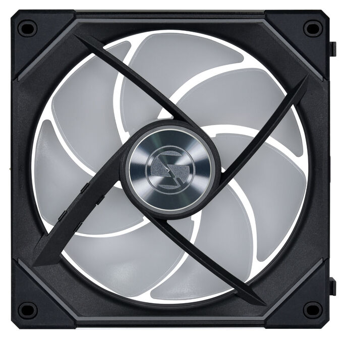 Lian Li UNI FAN SL-INF 140 ARGB Reverse Blade PWM Fan, 3-pack - 140mm, black + 1x UNI FAN SL-INF 140 ARGB PWM Fan - 140mm image number 4