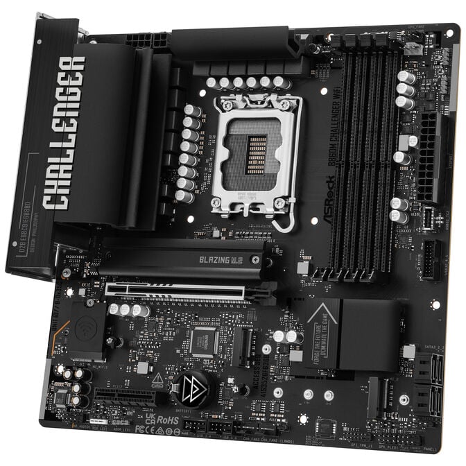 ASROCK B860M Challenger WiFi Motherboard, Socket 1851, Intel B860, mATX, DDR5 image number 4