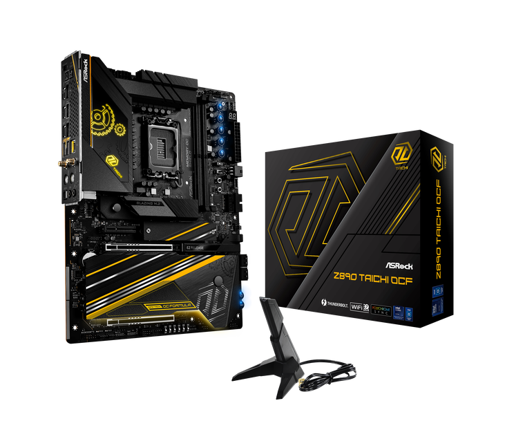 ASRock Z890 Taichi OCF Mainboard, Sockel LGA 1851, Intel Z890, ATX, DDR5 image number 0