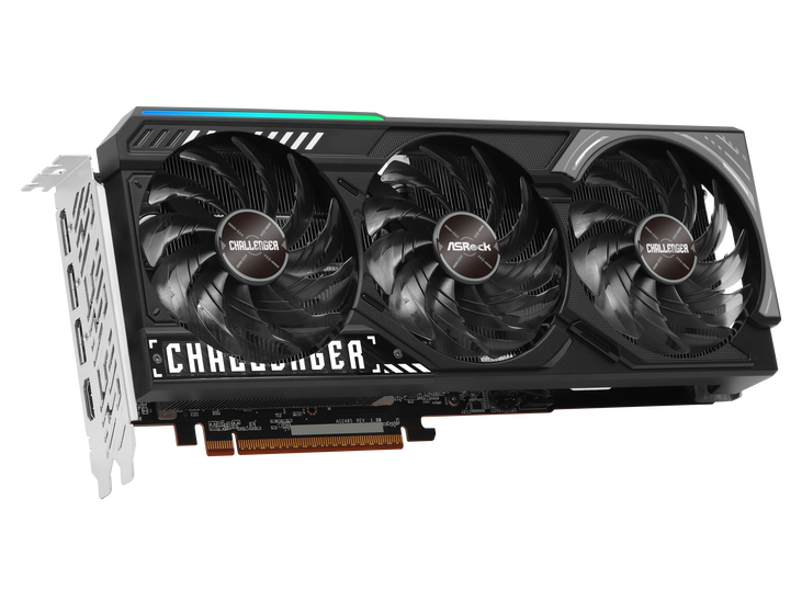 ASrock Radeon RX 9070 Challenger graphics card, 16384 MB GDDR6 image number 3