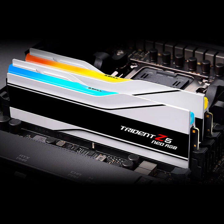 G.Skill Trident Z5 Neo RGB DDR5-6400 RAM, CL32, EXPO  - 48 GB Dual-Kit, weiß image number 2