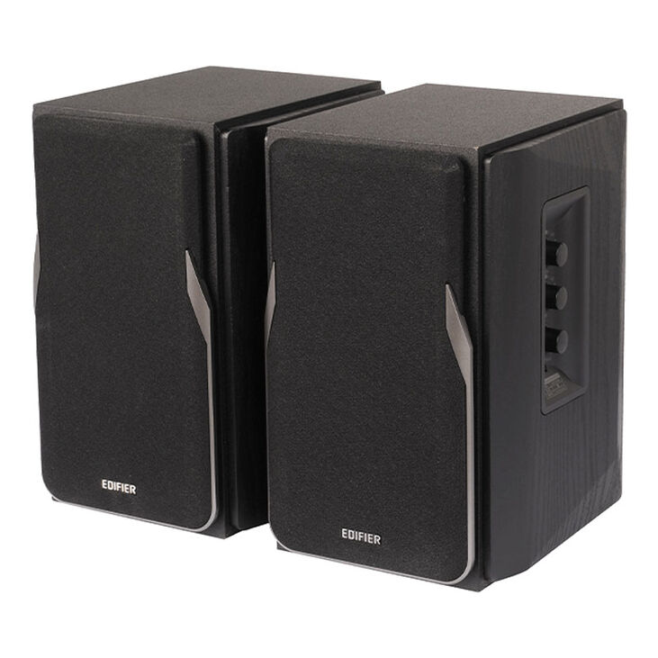 Edifier Studio R1380DB 2.0 shelf speaker system in real wood housing (MDF) - Black image number 1