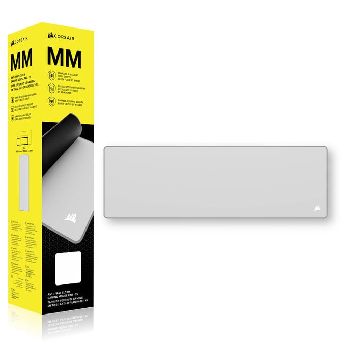 CORSAIR MM Gaming-Mauspad, Stoffoberfl&auml;che, Anti-Fray-Kanten - grau, XL image number 0