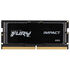 Kingston Fury Impact DDR5-4800 RAM, SO-DIMM, CL38 - 32 GB, black image number null