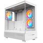 Montech XR Mid Tower, Tempered Glass - White