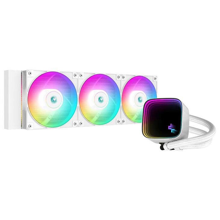 DeepCool LS720 SE AIO Cooler, 360mm - white image number 0
