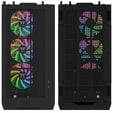 Thermaltake S380 TG ARGB PC-Geh&auml;use, Midi-Tower, ATX, Tempered Glass - inklusive 4x 120-mm-L&uuml;fter, schwarz image number null