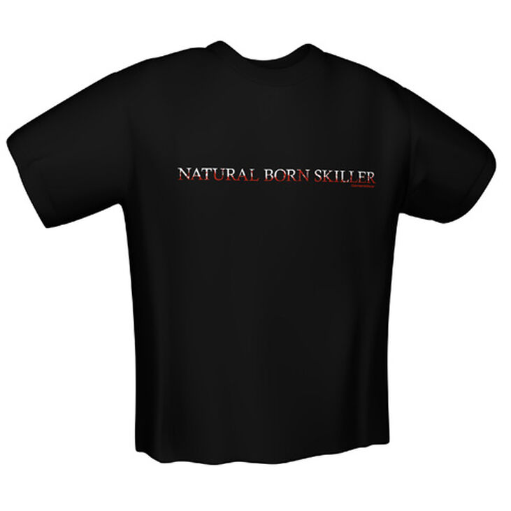 GamersWear NATURAL SKILLER T-Shirt Black (M) image number 0