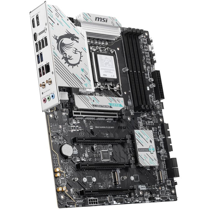 MSI B860 Gaming Plus WiFi Motherboard, socket LGA 1851, Intel B860, ATX, DDR5 image number 1