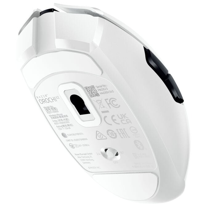 Razer Orochi V2 Wireless Gaming Maus, Focus X 18K Sensor, HyperSpeed Wireless / Bluetooth - wei&szlig; image number 4
