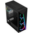 Aerocool Shard Tempered Glass Midi-Tower - schwarz image number null