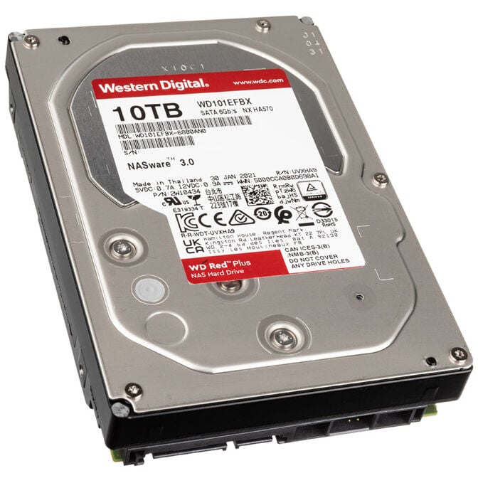 Western Digital Red Plus, SATA 6G, Intellipower, 3,5 Zoll - 10 TB image number 0