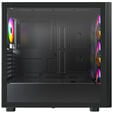 Montech XR Wood PC-Geh&auml;use, Midi-Tower, ATX, ARGB, Tempered Glass - schwarz image number null