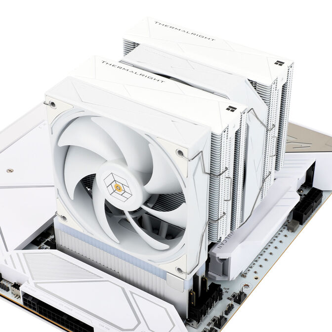 Thermalright Royal Pretor 130 CPU Cooler, Dual-Tower - 1x 120mm, 1x 130mm, white image number 7