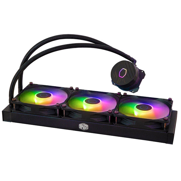 Cooler Master MasterLiquid 360L Core ARGB AIO Cooler - Black image number 2
