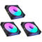 Lian Li UNI FAN SL-INF 120 ARGB Reverse Blade PWM L&uuml;fter, 3er Single L&uuml;fter Pack (Ohne Controller) - 120mm, schwarz