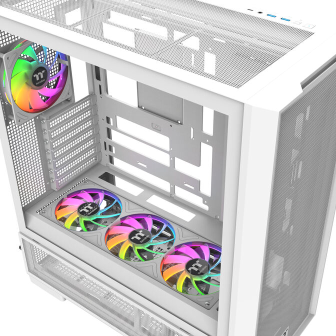Thermaltake S380 TG ARGB PC-Geh&auml;use, Midi-Tower, ATX, Tempered Glass - inklusive 4x 120-mm-L&uuml;fter, wei&szlig; image number 15