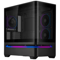 ASUS Prime AP202 ARGB PC Case, Midi Tower, mATX, ARGB, Tempered Glass - black
