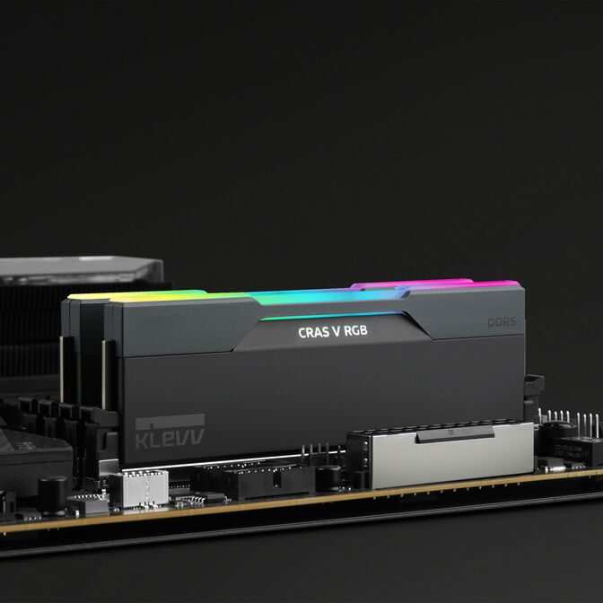 KLEVV CRAS V RGB DDR5-6000 RAM, CL28, XMP 3.0, EXPO - 32 GB Dual-Kit, schwarz image number 16