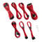 CableMod C-Series PRO ModMesh 12VHPWR Cable Kit f&uuml;r Corsair RM, RMi, RMx (Black Label) - rot