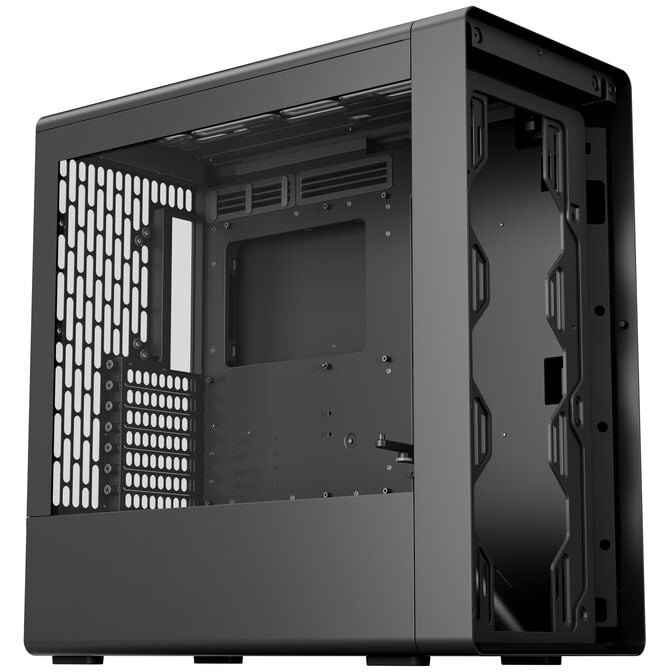 HAVN BF 360 PC Case, Midi Tower, E-ATX, Tempered Glass - Black image number 1