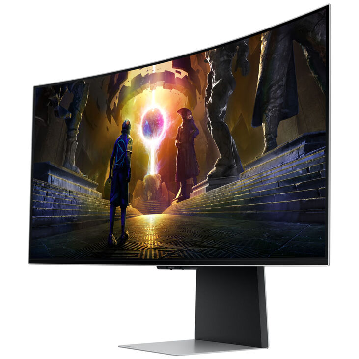 Samsung Odyssey OLED G8 G85SD, 34 inch Gaming Monitor, 175Hz, QD OLED, FreeSync Premium Pro & G-SYNC Compatible image number 1