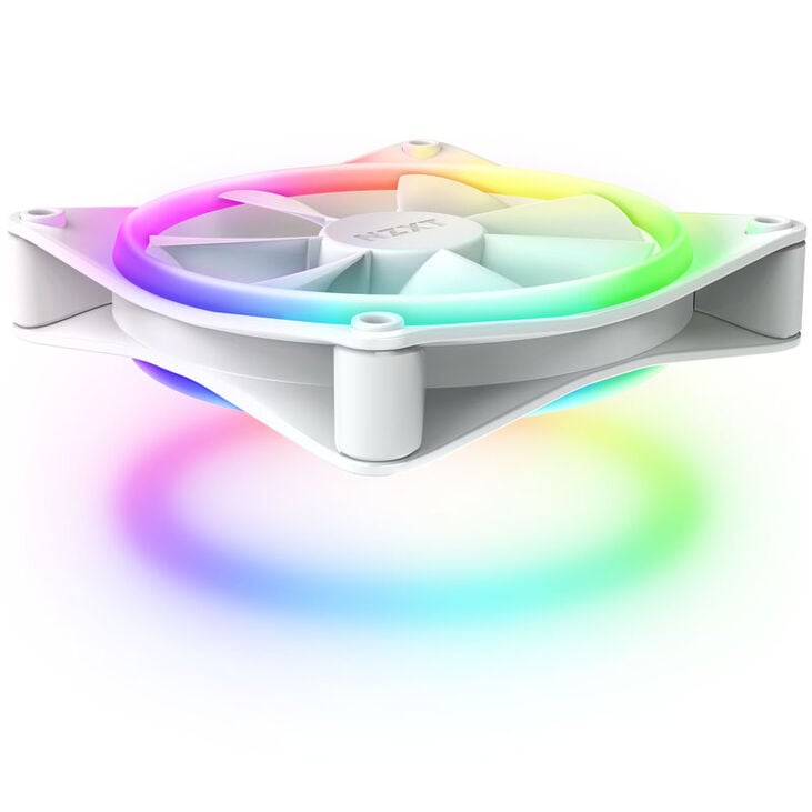NZXT F120 RGB DUO, PWM, 120mm, 3-pack - white image number 2