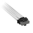 Corsair Premium Sleeved 12V-2x6 zu 12V-2x6-Kabel, Universal - wei&szlig; image number null