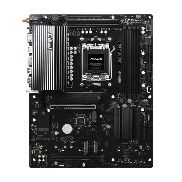 ASROCK B850 Pro-A WiFi Mainboard, Sockel AM5, AMD B850, ATX, DDR5 image number 4