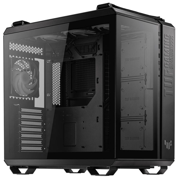 ASUS TUF Gaming GT502 Plus TG Case - black image number 4