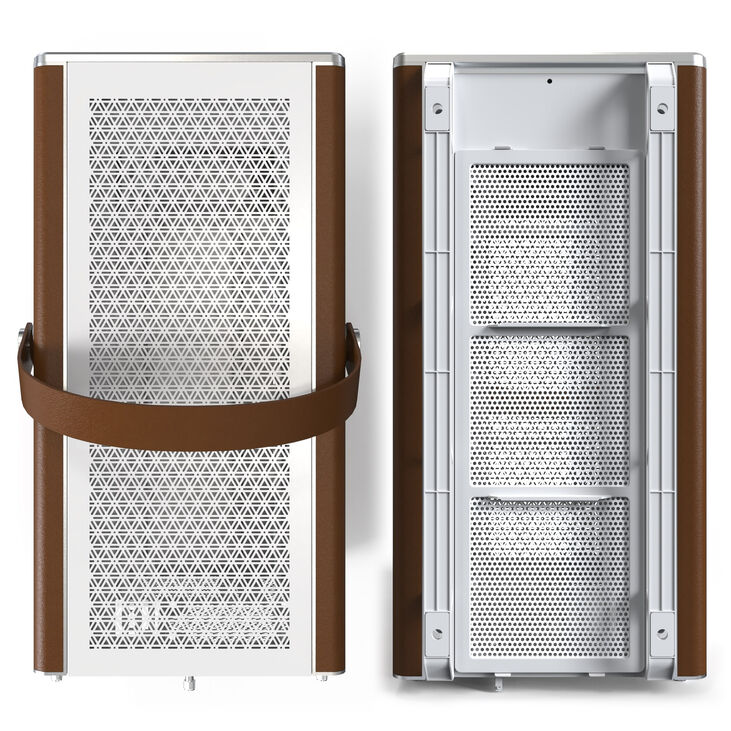 Montech HERITAGE PRO PC case, Mid Tower, ATX, Tempered Glass - white image number 6